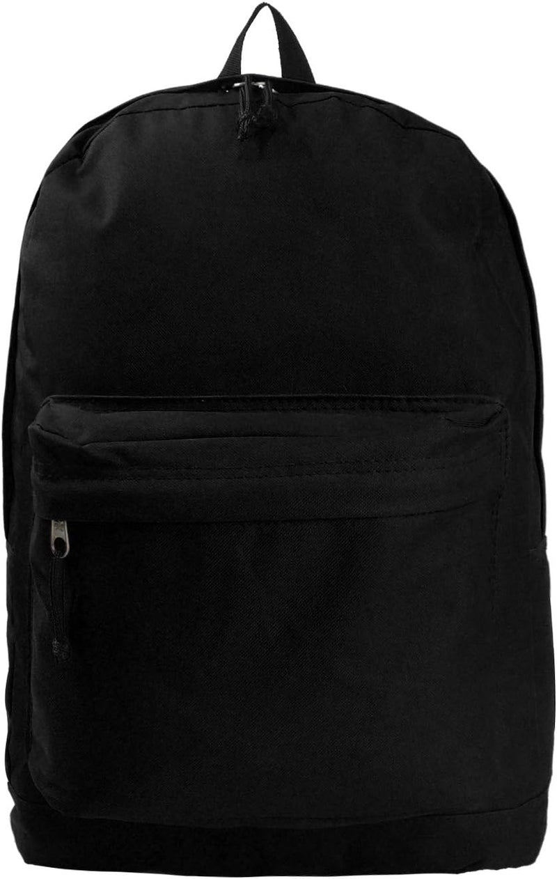 K-Cliffs Classic Bookbag Basic Backpack School Bookbag Student Simple Emergency Survival Daypack - Image 1